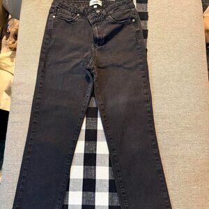 Like New PAIGE Dylan Straight Leg Jeans Black Size 29